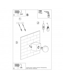 Kinkiet ARIZ naturalne drewno Sollux SL.0676