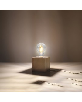 Lampa biurkowa ARIZ naturalne drewno Sollux SL.0677