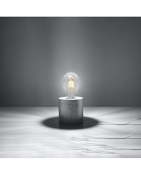 Lampa biurkowa SALGADO beton Sollux SL.0680