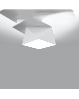 Plafon HEXA 25 biały Sollux SL.0686