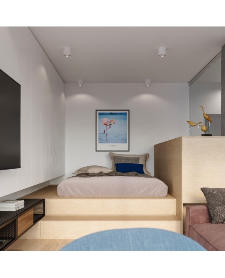 Plafon TIUBE biały Sollux SL.0695