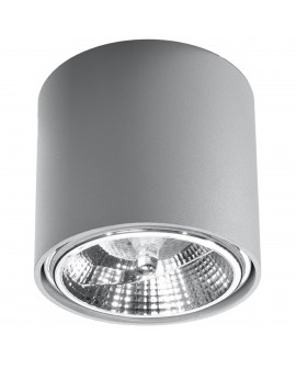 Plafon TIUBE szary Sollux SL.0696