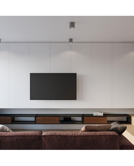 Plafon TIUBE szary Sollux SL.0696