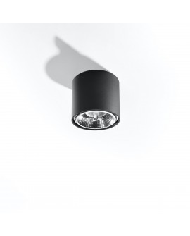 Plafon TIUBE czarny Sollux SL.0697