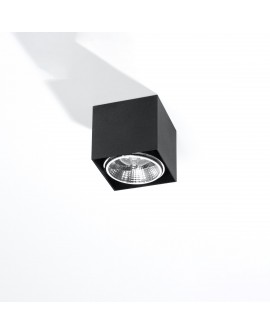 Plafon BLAKE czarny Sollux SL.0700