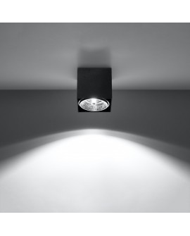 Plafon BLAKE czarny Sollux SL.0700