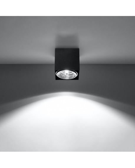 Plafon BLAKE czarny Sollux SL.0700