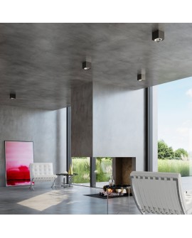 Plafon BLAKE czarny Sollux SL.0700