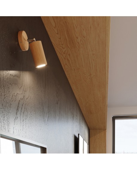 Kinkiet BERG naturalne drewno Sollux SL.0701