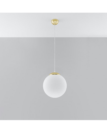 Lampa wisząca UGO 30 złota Sollux SL.0716
