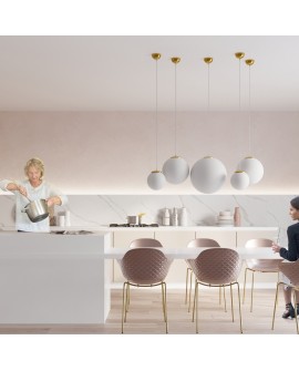 Lampa wisząca UGO 40 złota Sollux SL.0717