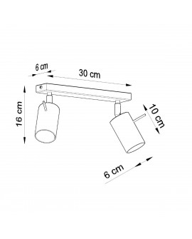 Plafon RING 2 chrom Sollux SL.0728