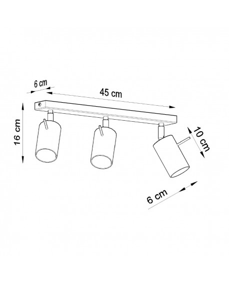 Plafon RING 3 chrom Sollux SL.0729
