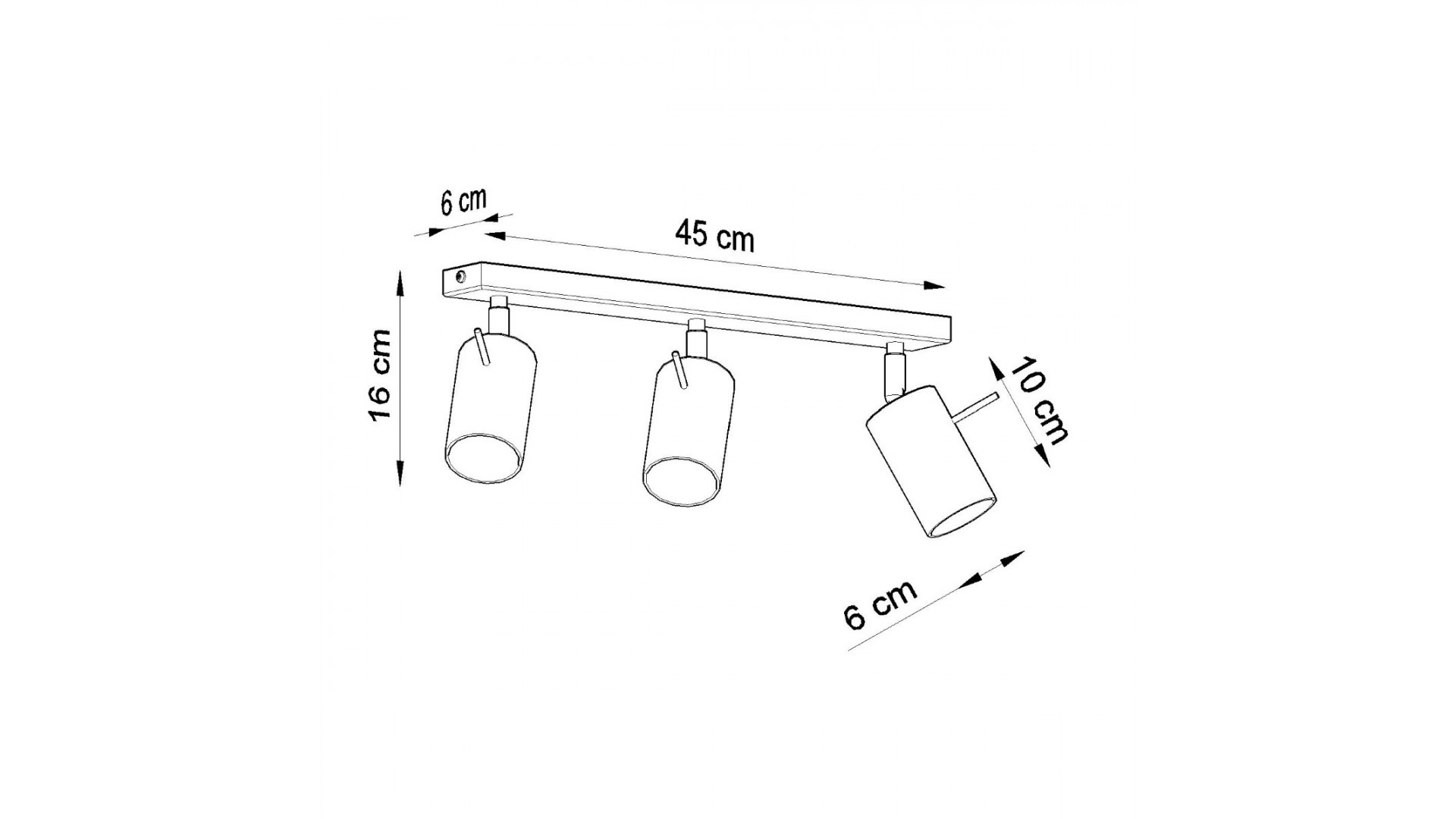 Plafon RING 3 chrom Sollux SL.0729