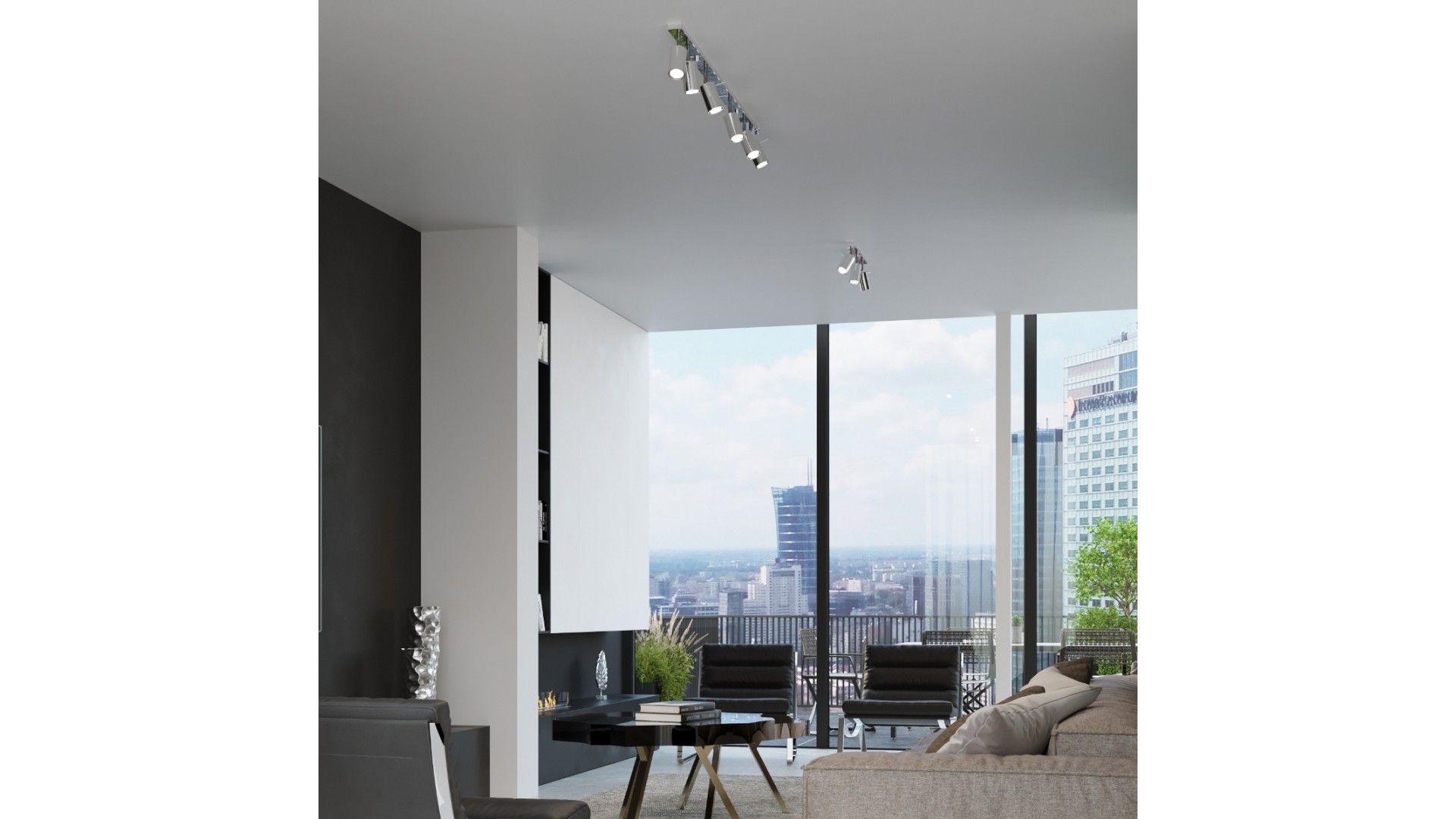 Plafon RING 6L chrom Sollux SL.0732