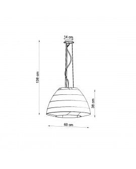 Żyrandol BELLA 60 biały Sollux SL.0733