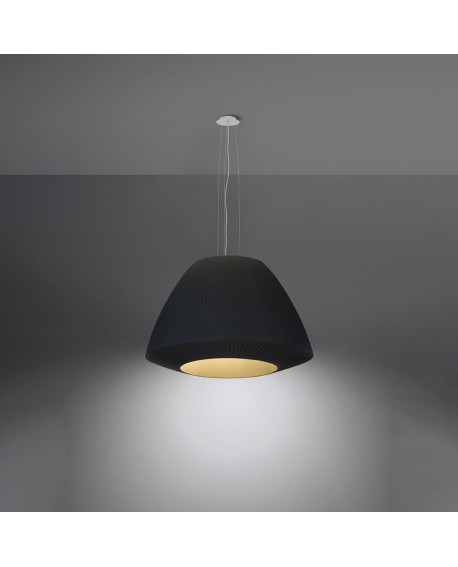 Żyrandol BELLA 60 czarny Sollux SL.0734