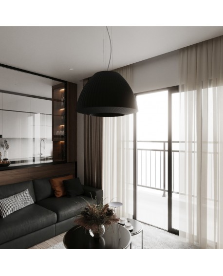 Żyrandol BELLA 60 czarny Sollux SL.0734