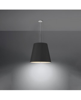 Żyrandol GENEVE 50 czarny Sollux SL.0736