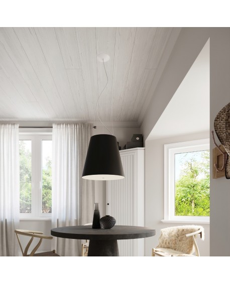 Żyrandol GENEVE 50 czarny Sollux SL.0736