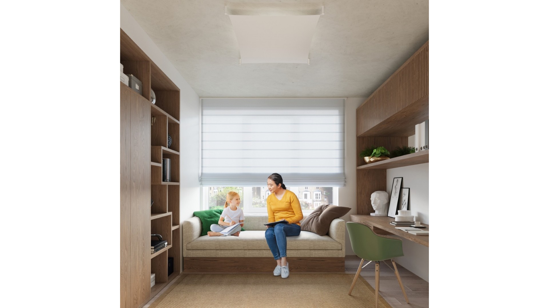 Plafon LUNA 1 biały Sollux SL.0737