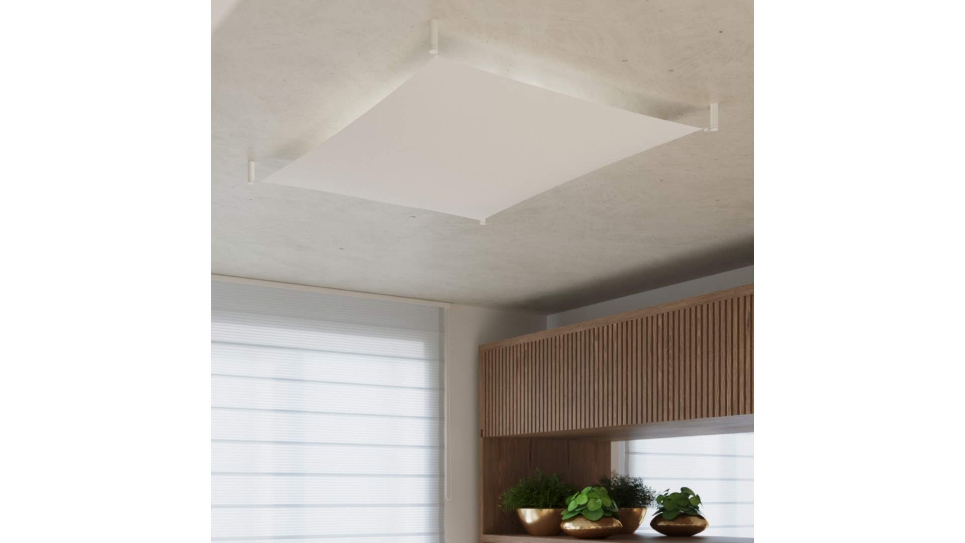 Plafon LUNA 2 biały Sollux SL.0738