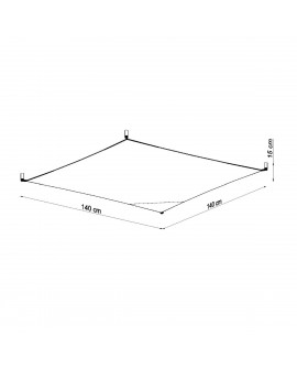 Plafon LUNA 4 biały Sollux SL.0740