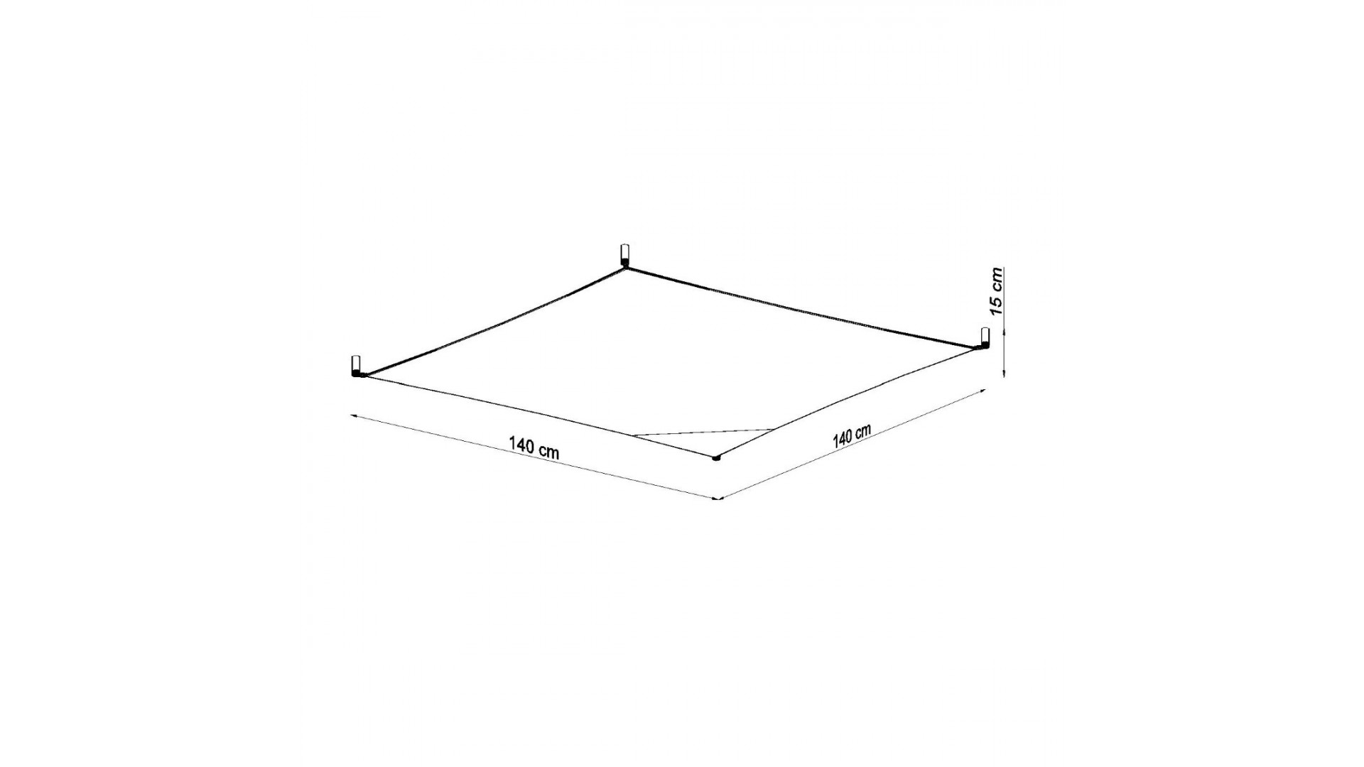 Plafon LUNA 4 biały Sollux SL.0740