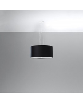 Żyrandol OTTO 50 czarny Sollux SL.0744