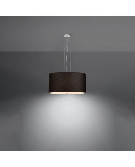 Żyrandol OTTO 50 czarny Sollux SL.0744