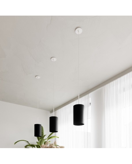 Żyrandol OTTO 50 czarny Sollux SL.0744