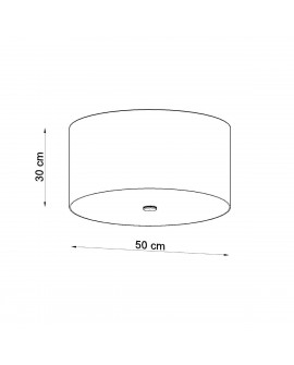 Plafon OTTO 50 biały Sollux SL.0745