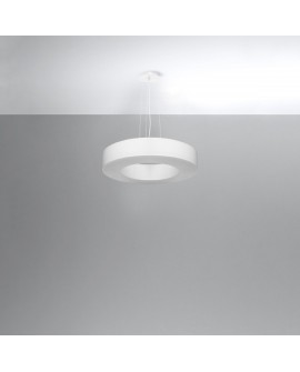 Żyrandol SATURNO SLIM 50 biały Sollux SL.0749