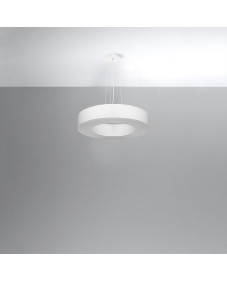 Żyrandol SATURNO SLIM 50 biały Sollux SL.0749