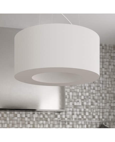 Żyrandol SATURNO SLIM 50 biały Sollux SL.0749