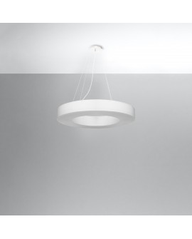 Żyrandol SATURNO SLIM 70 biały Sollux SL.0753