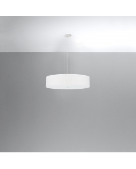 Żyrandol SKALA 50 biały Sollux SL.0757