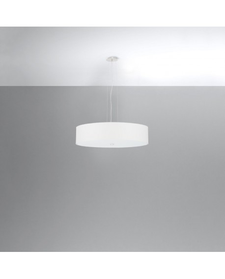 Żyrandol SKALA 50 biały Sollux SL.0757