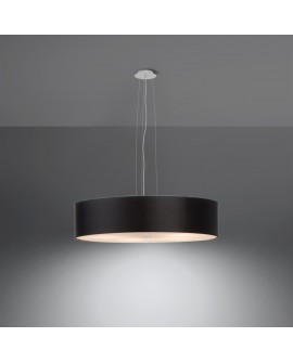 Żyrandol SKALA 50 czarny Sollux SL.0758