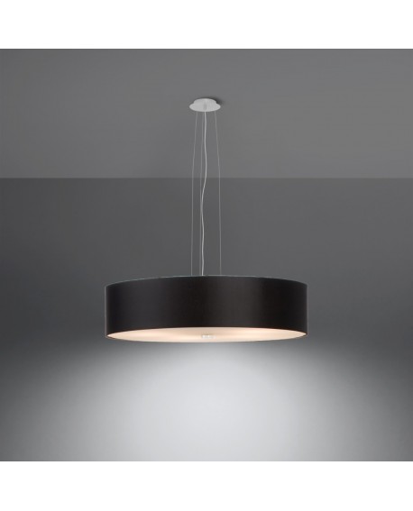 Żyrandol SKALA 50 czarny Sollux SL.0758