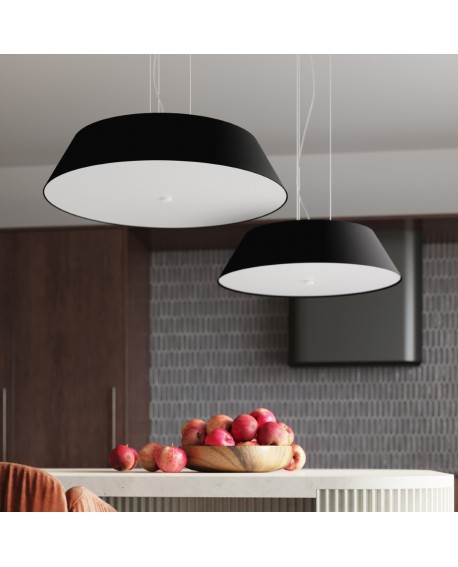 Plafon VEGA 60 czarny Sollux SL.0768