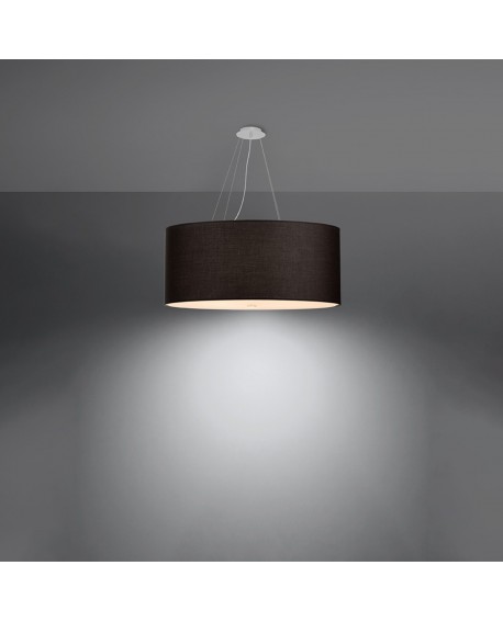 Żyrandol OTTO 70 czarny Sollux SL.0790