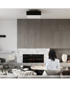 Plafon LOKKO 55 czarny Sollux SL.0826