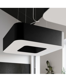 Żyrandol URANO 80 czarny Sollux SL.0828