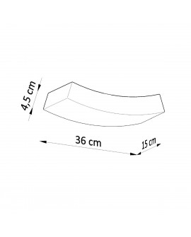 Kinkiet ceramiczny HATTOR Sollux SL.0837