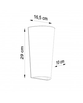 Kinkiet ceramiczny LANA Sollux SL.0838