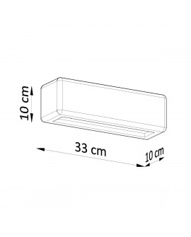 Kinkiet ceramiczny SUBANI Sollux SL.0840