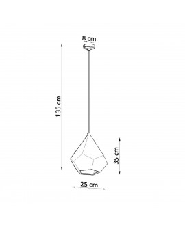 Lampa wisząca ceramiczna PAVLUS Sollux SL.0844