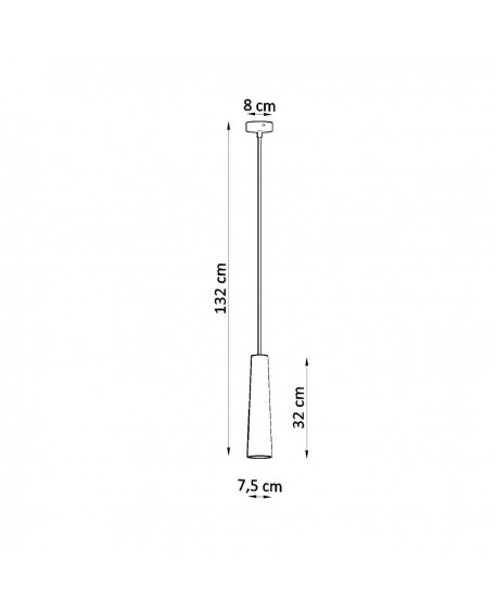 Lampa wisząca ceramiczna ELECTRA Sollux SL.0845
