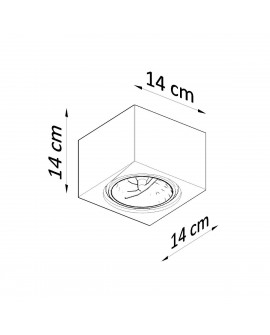 Plafon ceramiczny SEIDA Sollux SL.0850
